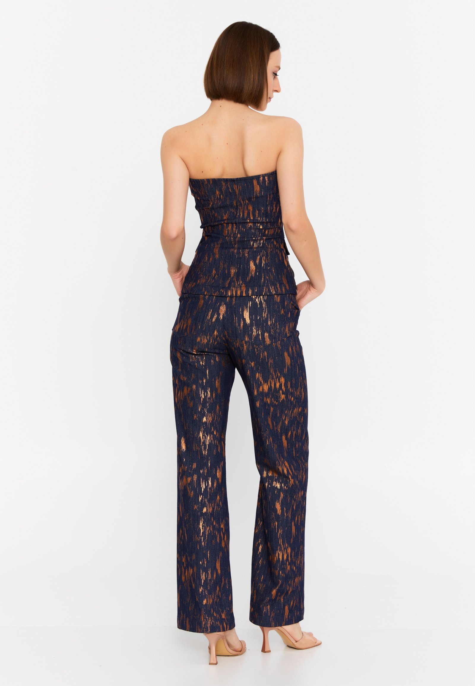 Burnt Ember Denim Set