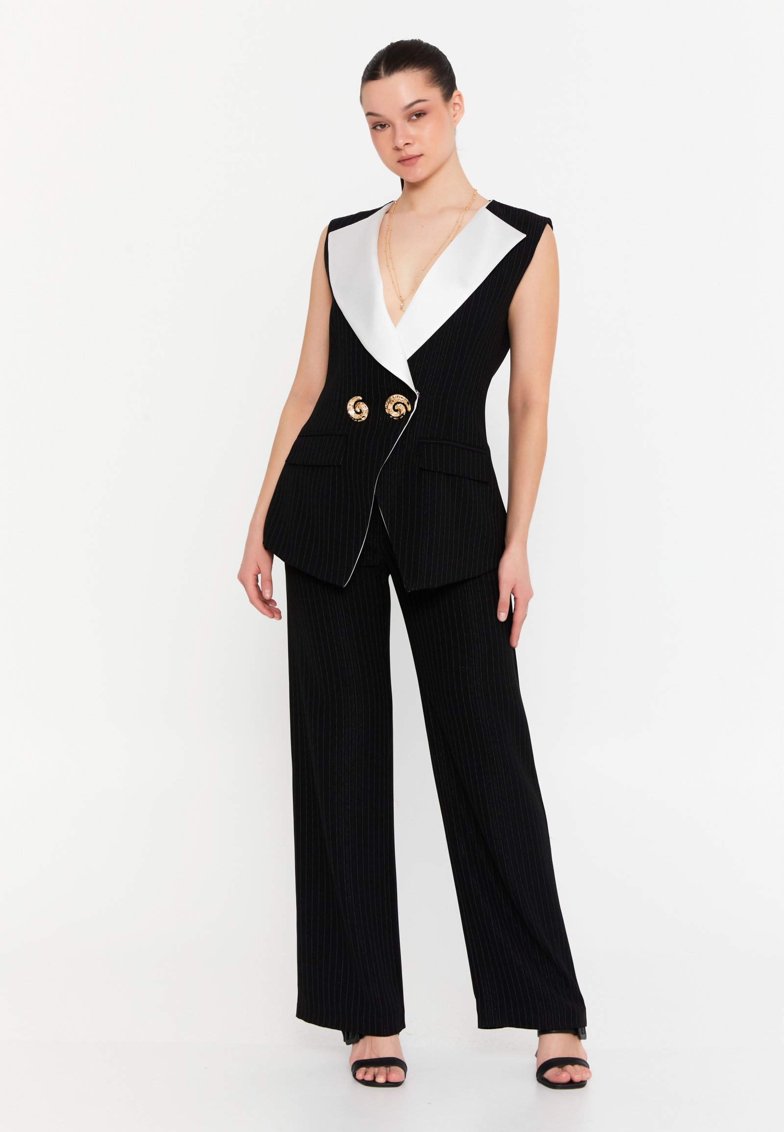 Pinstripe Luxe Suit