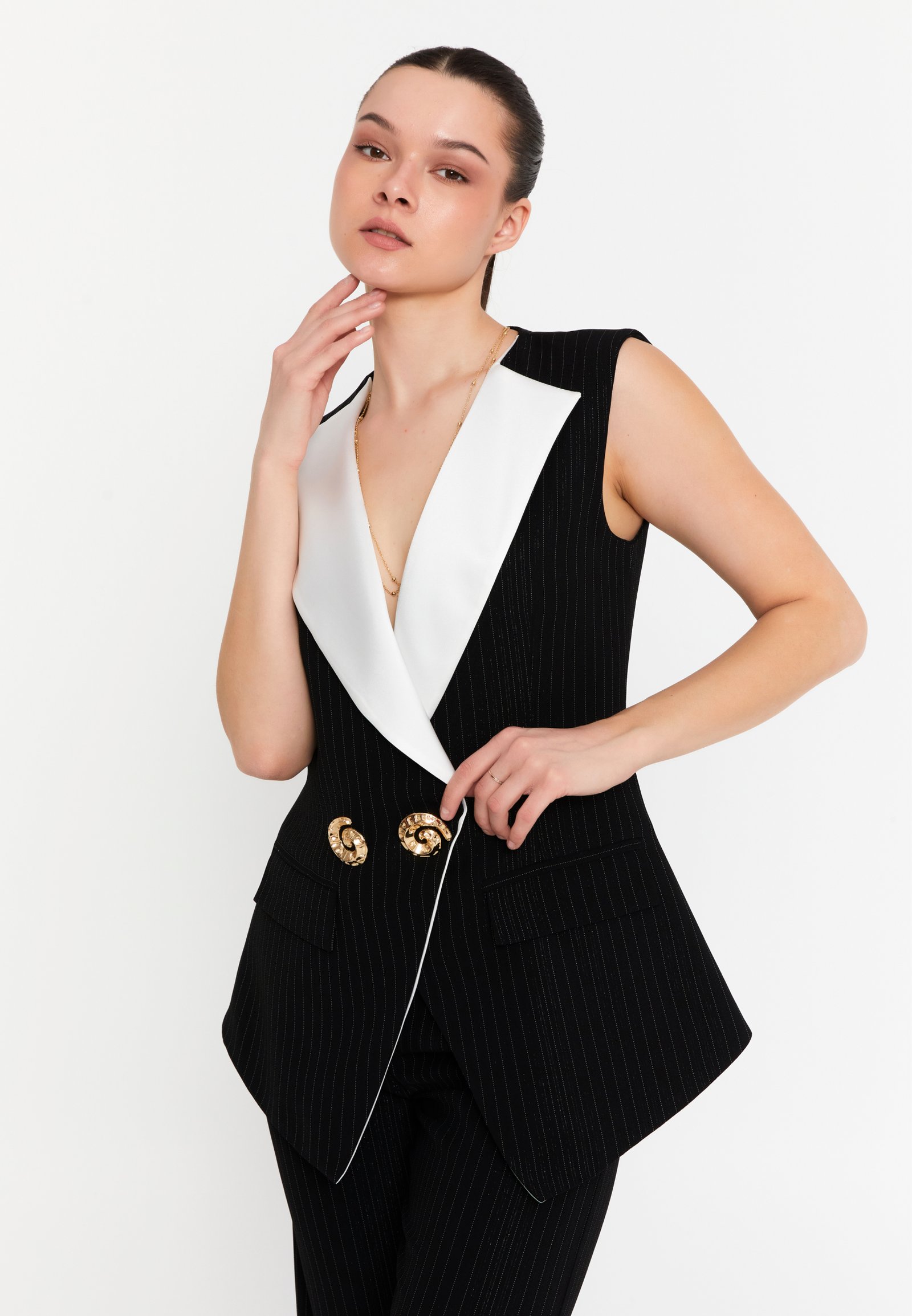 Pinstripe Luxe Suit