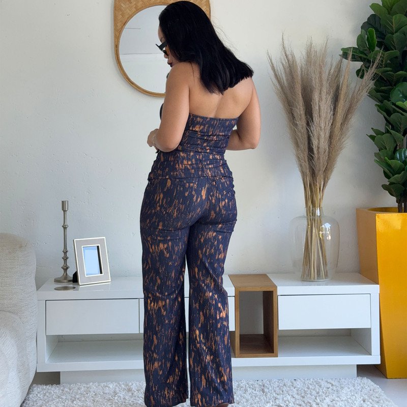 Burnt Ember Denim Set