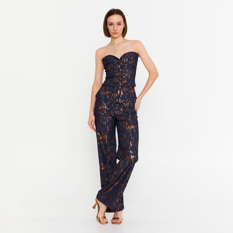 Burnt Ember Denim Set