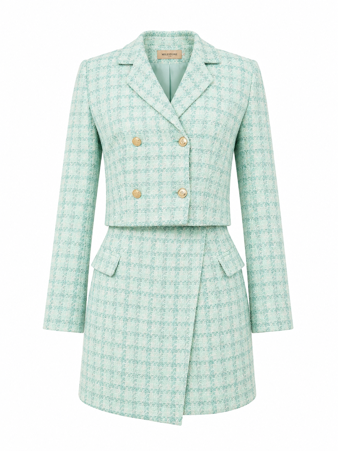 Couture Tweed Suit Dress