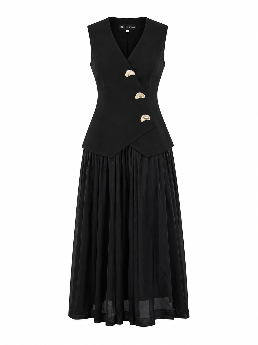 Obsidian Luxe Dress