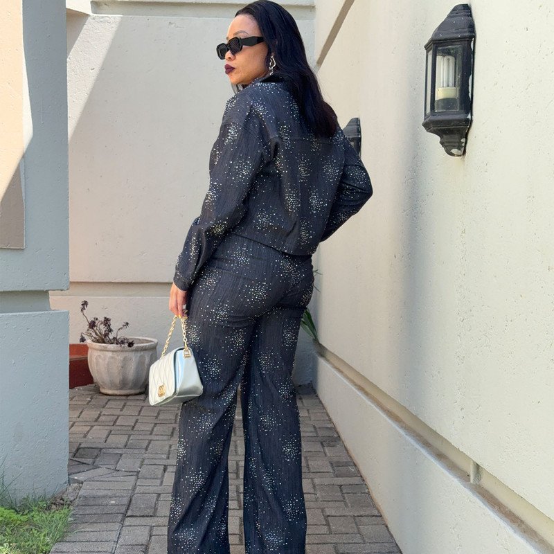 Midnight Stardust Denim Set