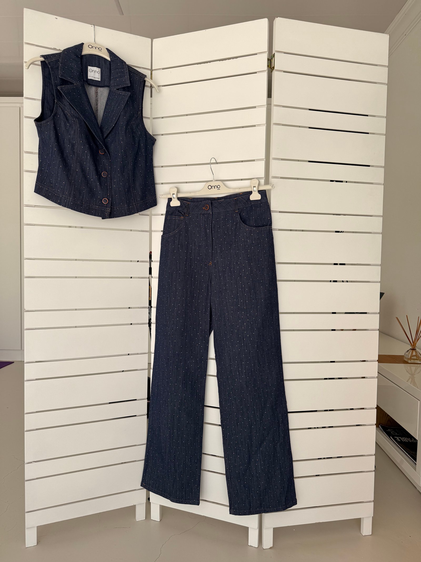 Indigo Stardust Denim Set