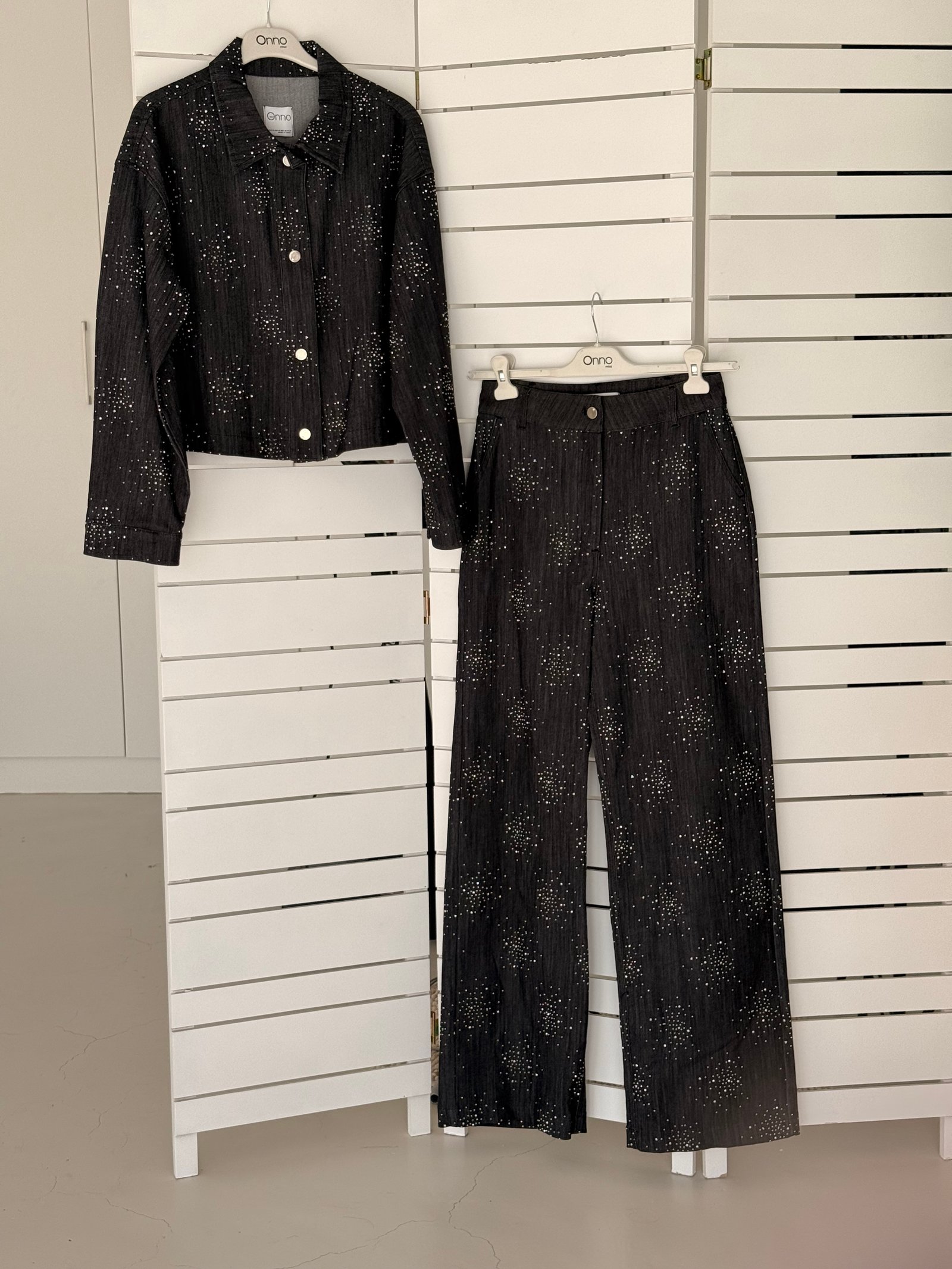 Midnight Stardust Denim Set