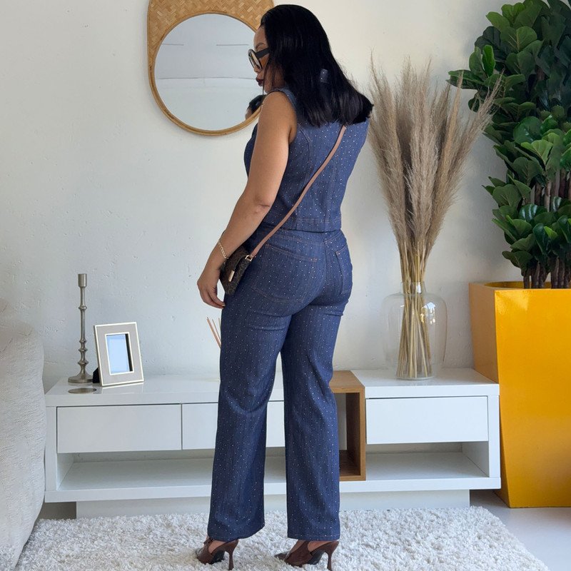 Indigo Stardust Denim Set