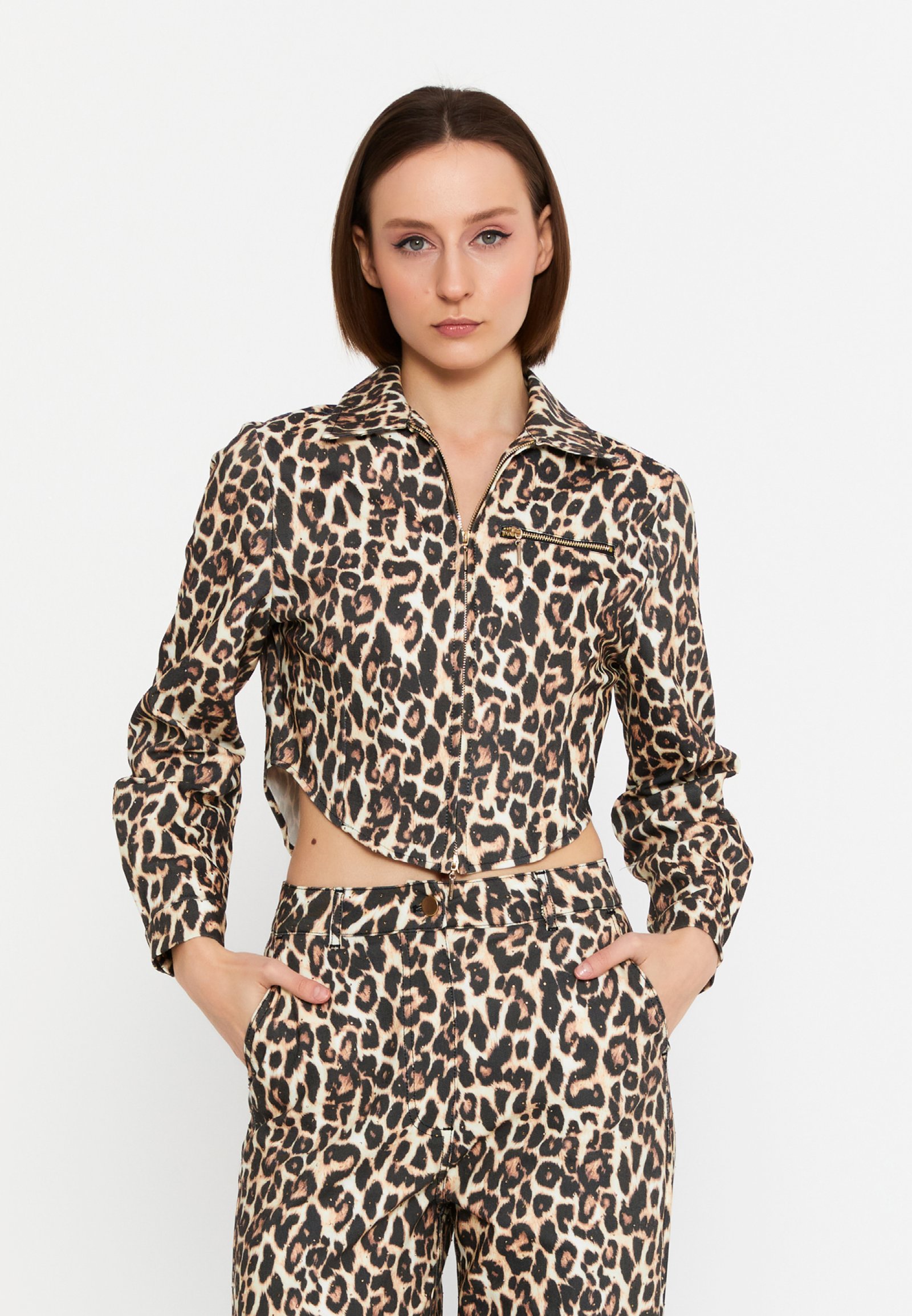 Leopard Luxe Denim Set