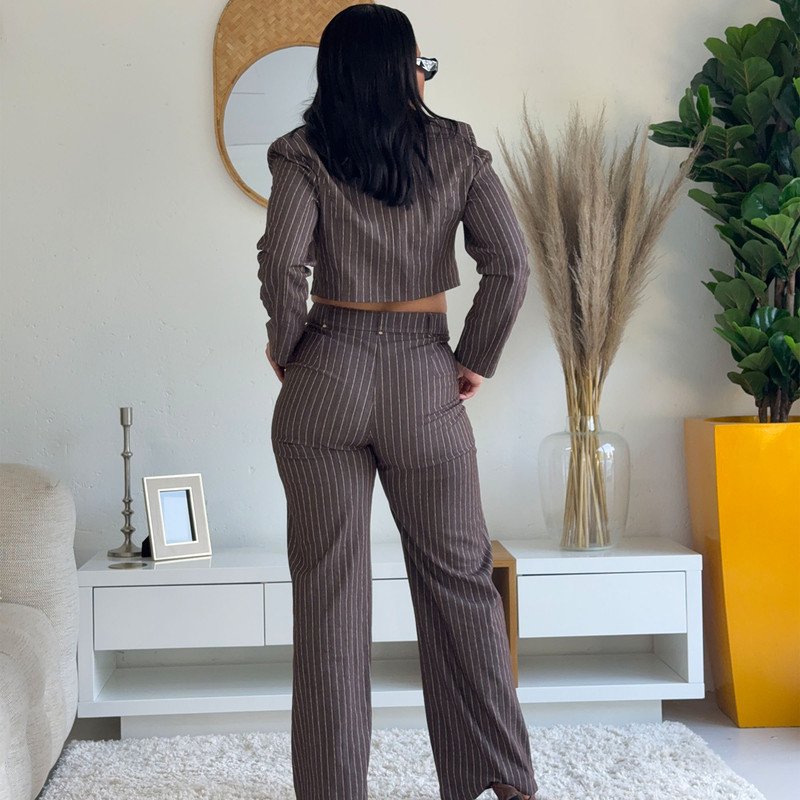 Mocha Dominion Denim Set