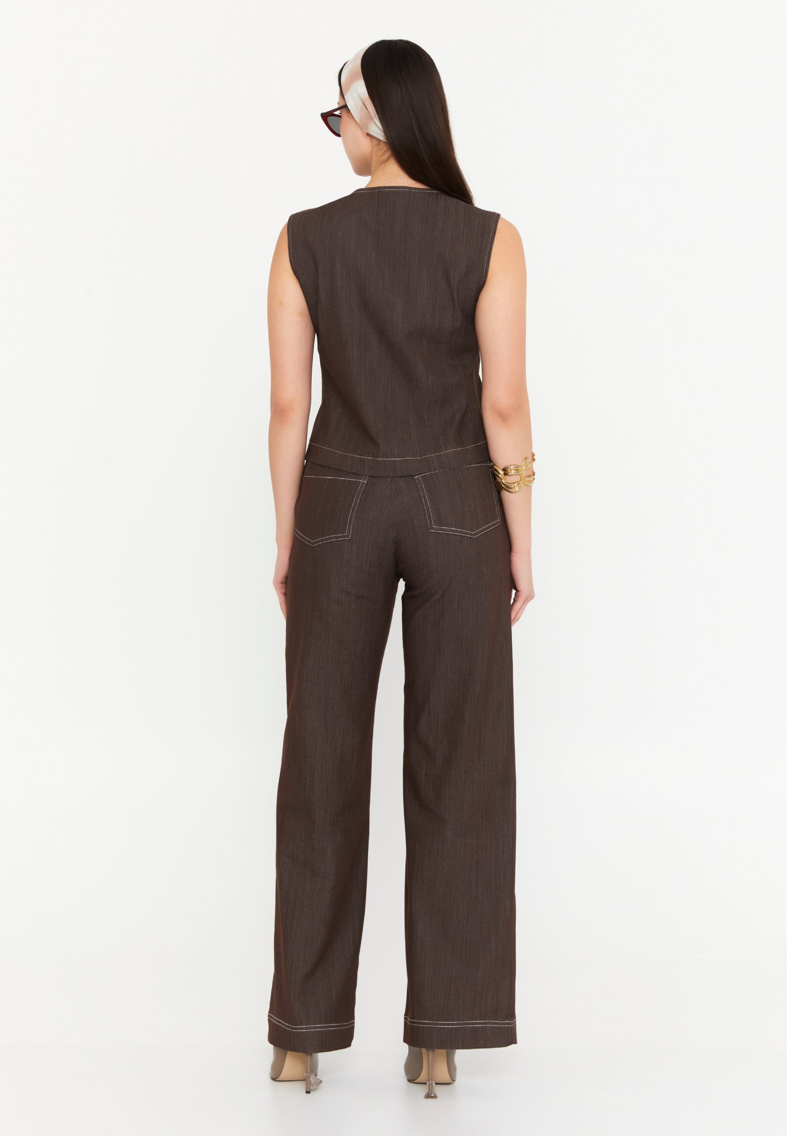 Mocha Prestige Denim Set