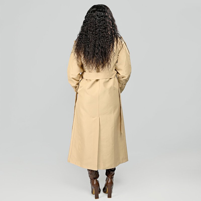 Sand Luxe Trench Coat
