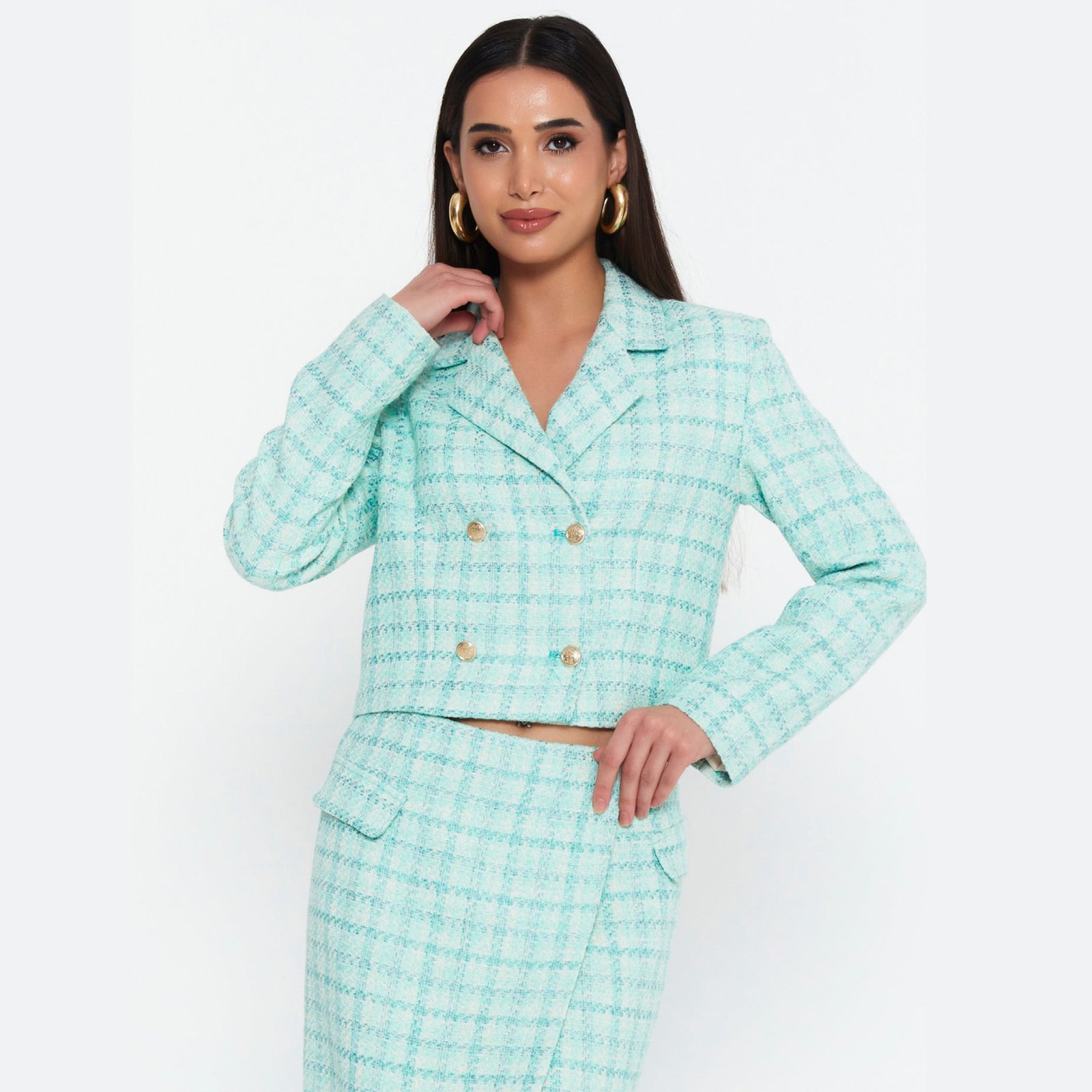 Celeste Couture Tweed Suit Dress
