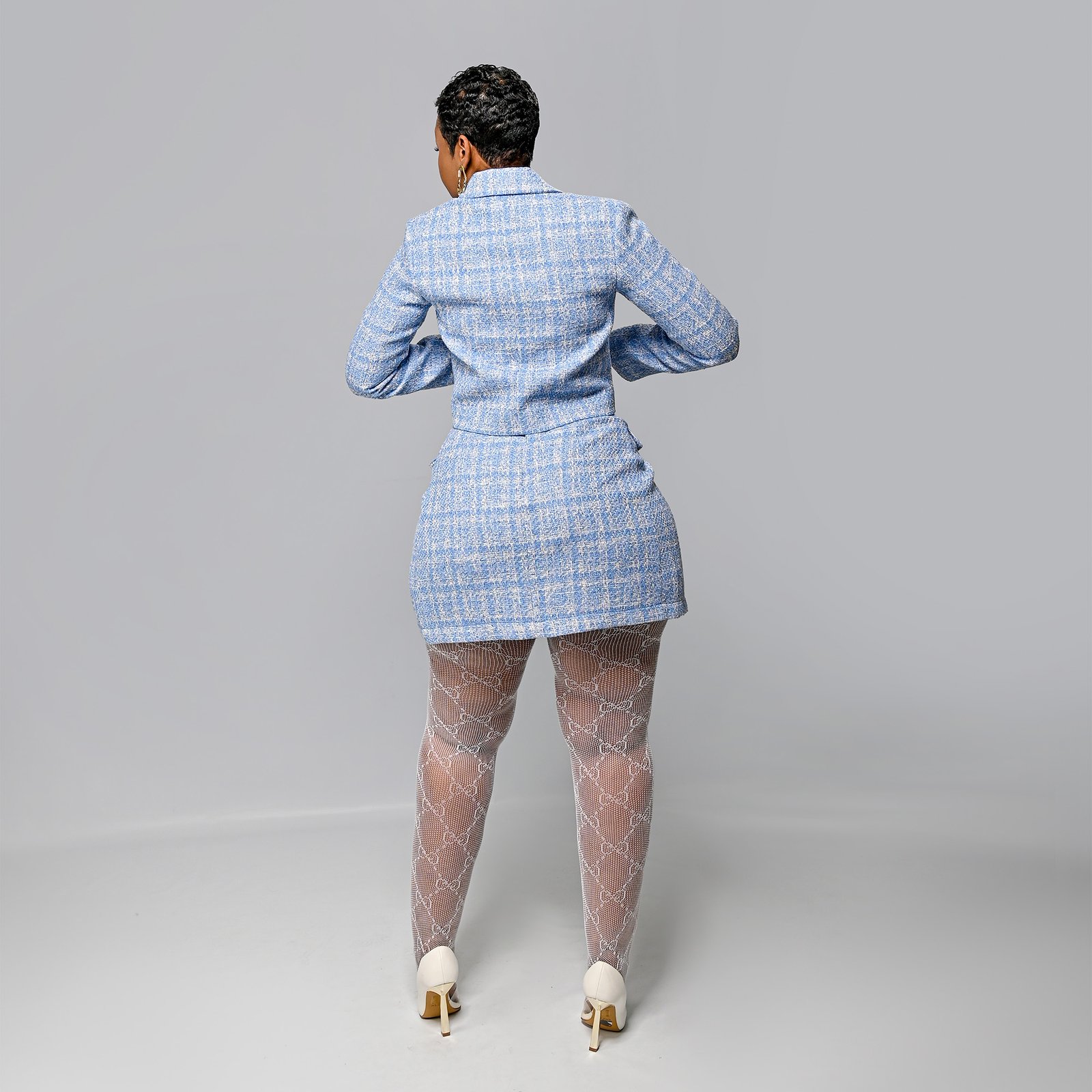 Celeste Couture Tweed Suit Dress