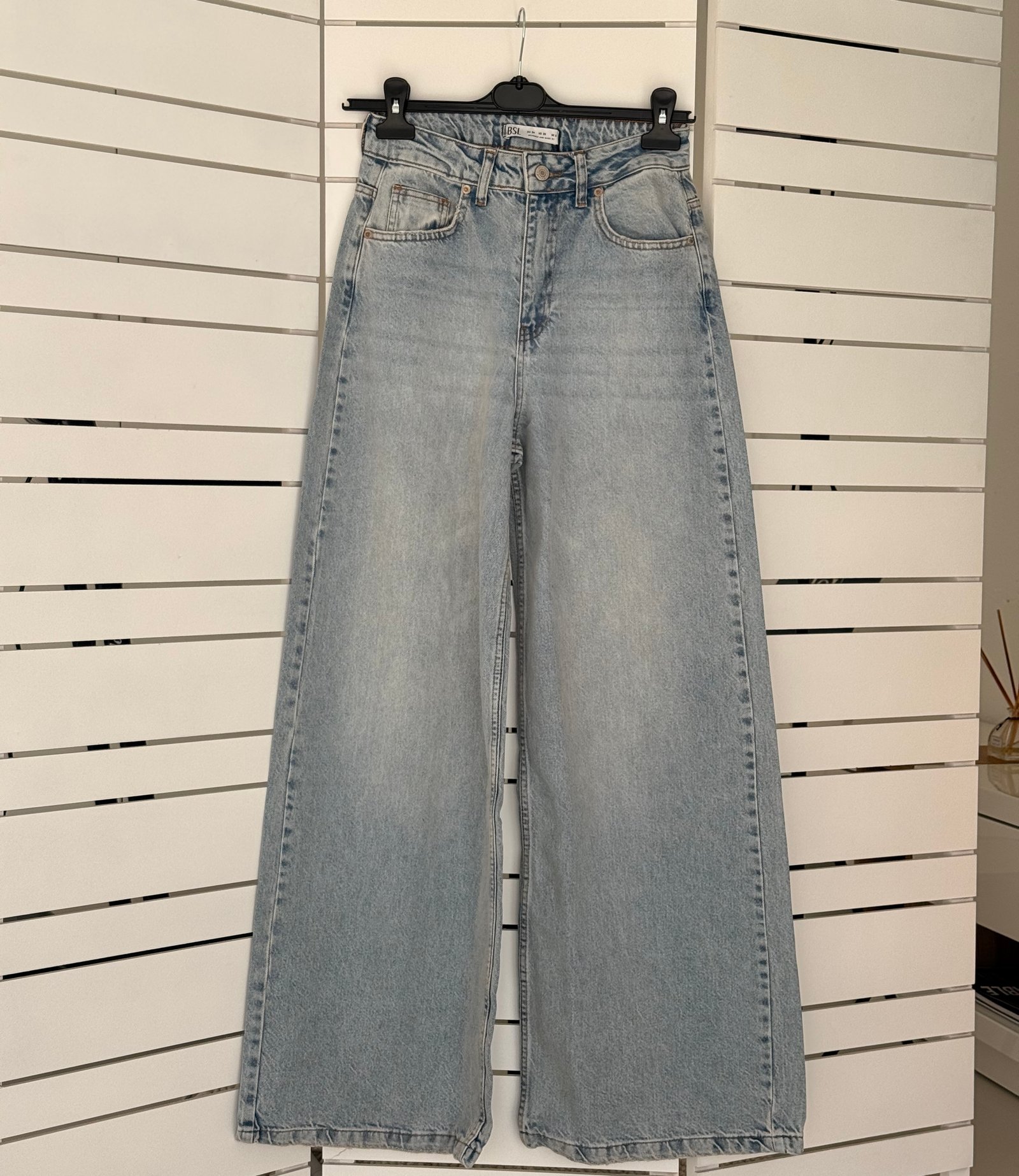 Wide Leg Denim Pants
