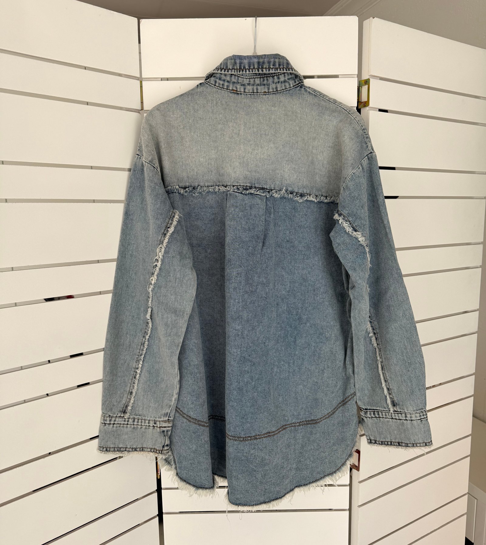 Contrast Denim Shirt