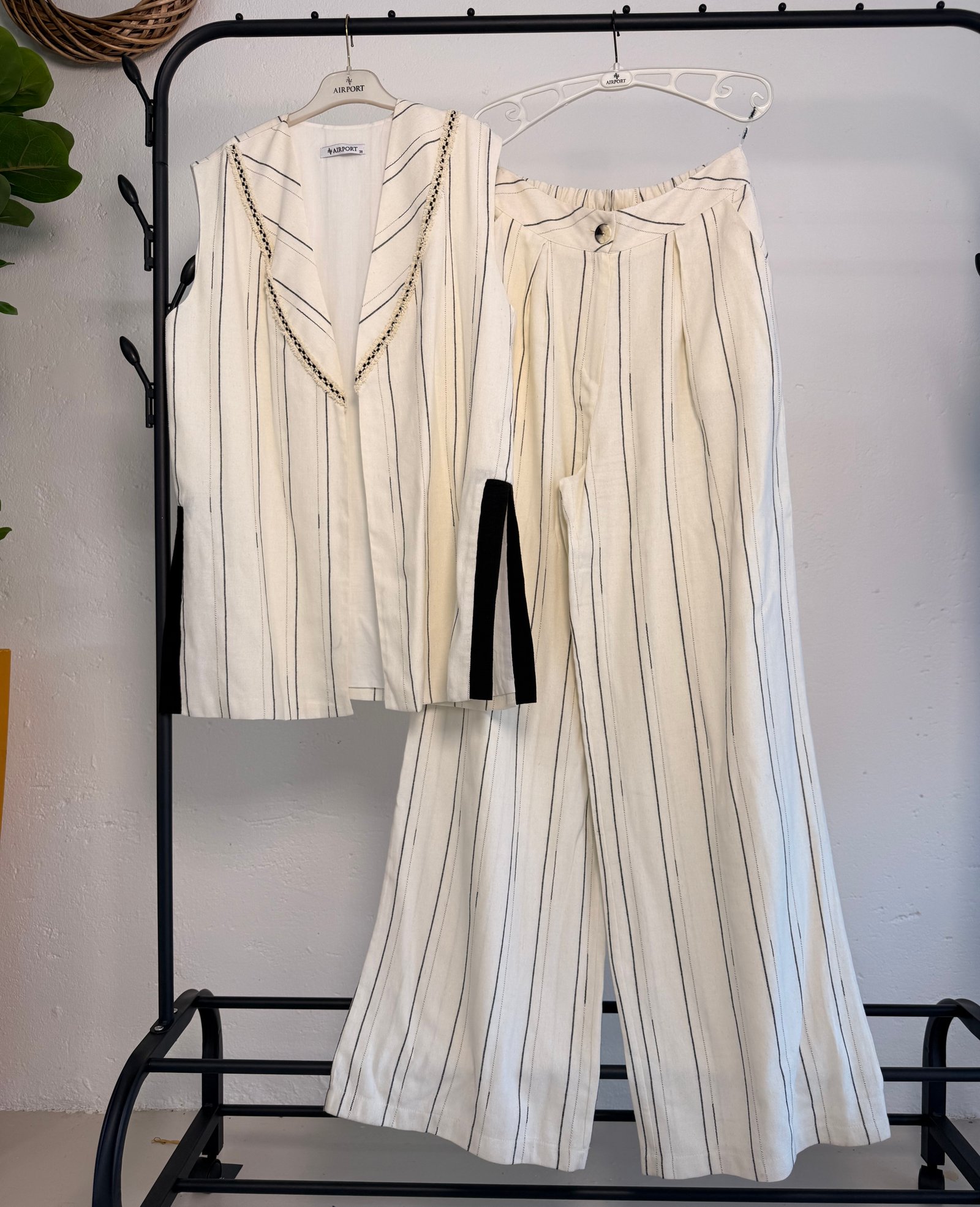 Riviera Pinstripe Set