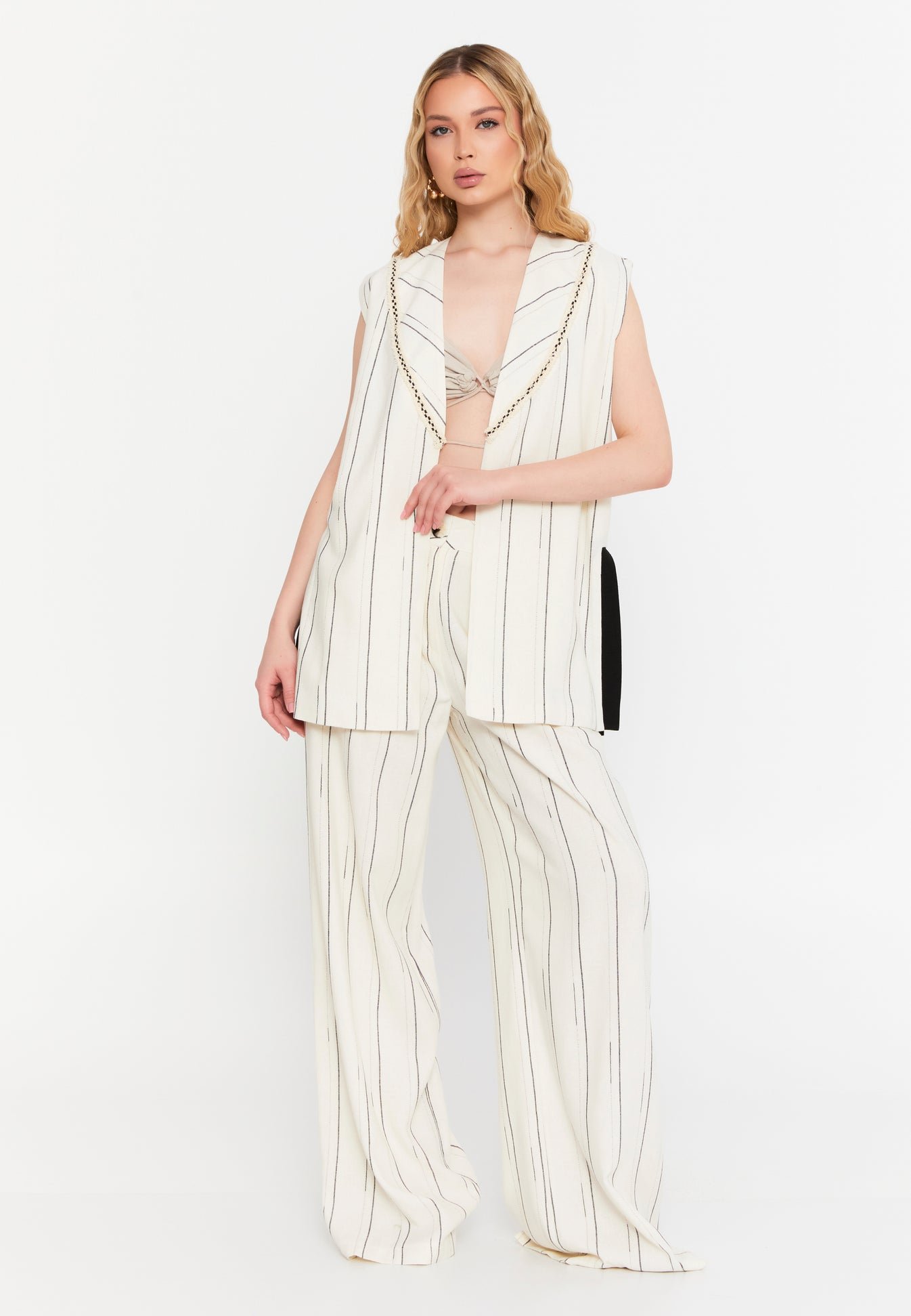 Riviera Pinstripe Set